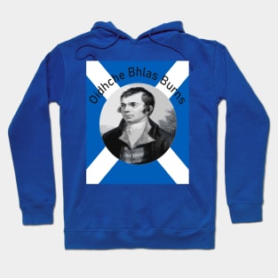 Robbie Burns - In Grey Oidhche Bhlas Burns And Saltire Hoodie